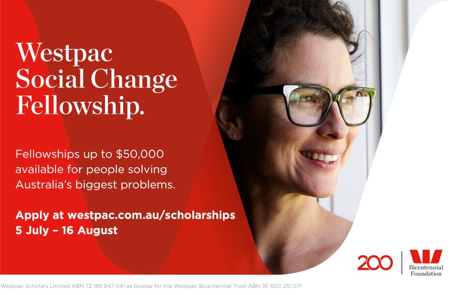 Tif_Ireland's tweet photo. Search is on for 2018 @westpacscholars.  I'd love to see some Aboriginal and Torres Strait Islander people in the mix! https://t.co/UUxjgZ9iHu