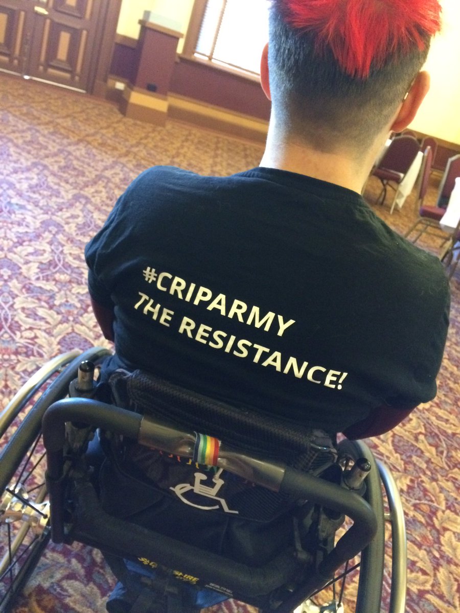 Writers_Vic's tweet photo. WV tutor @jaxjackibrown flying the #criparmy flag at today's #ownvoices forum in Bendigo. https://t.co/N6XsMdLarb