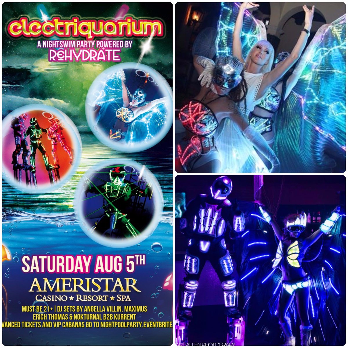 RehydrateParty's tweet photo. Don't miss Electriquarium, our night swim party, this Saturday night at @AmeristarSC Tickets are still available at https://t.co/P2PuATdgtM https://t.co/qf9rdxoQ3n