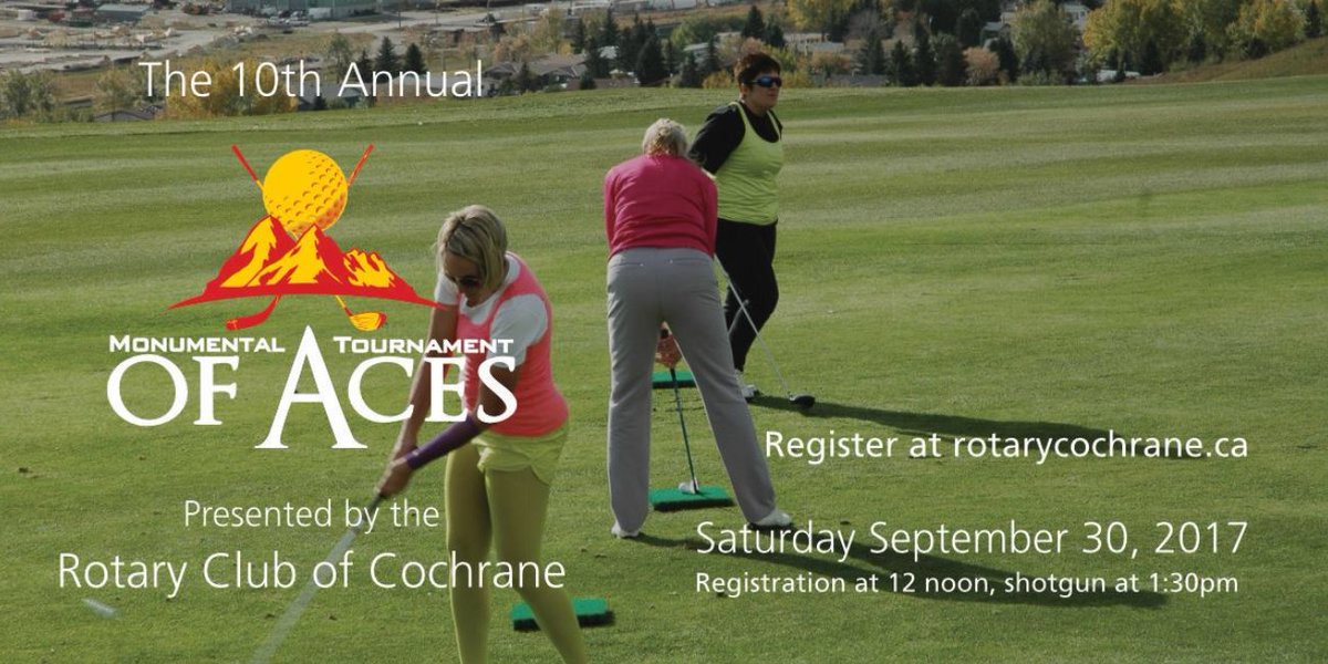 The #Cochrane Monumental Tournament of Aces takes place September 30 at @thelinksofge . Please consider signing up. bit.ly/2vha1AJ
