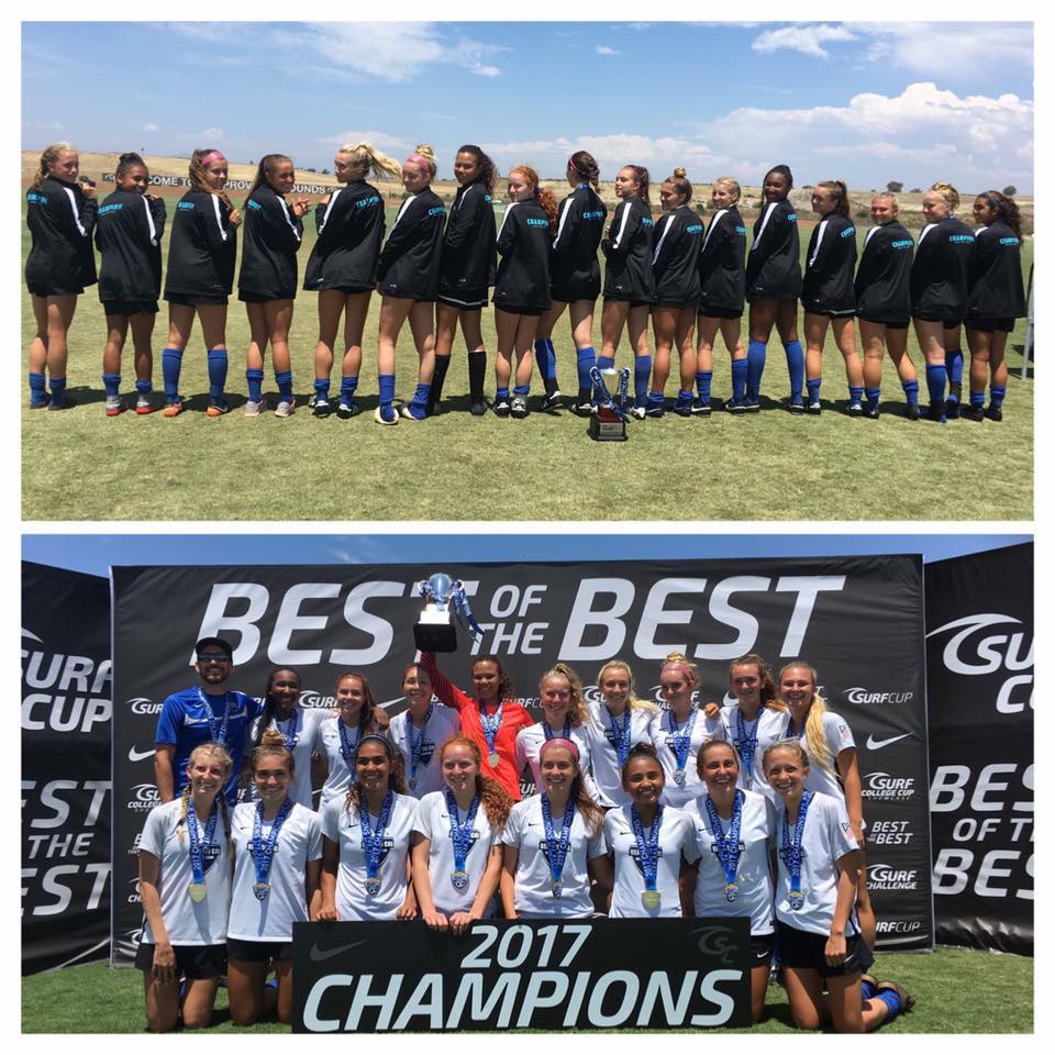 Congratulations to @_RealSoCal 16/17 DA -- 2017 #surfcup2017 Champions!!