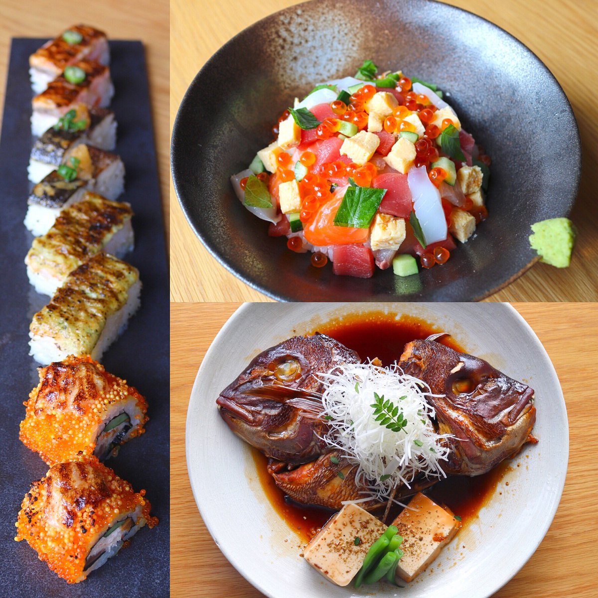 Kinkasushibarizakaya در توییتر 今日も11 30からランチオープンしますよ 海鮮チラシ丼 アブリシャス8貫 鯛のかまかぶとの煮魚定食 渋谷 寿司 東京グルメ 鯛の煮付け フォトジェニックフード Lunch ランチ 渋谷ランチ 海鮮丼 渋谷グルメ Kinka