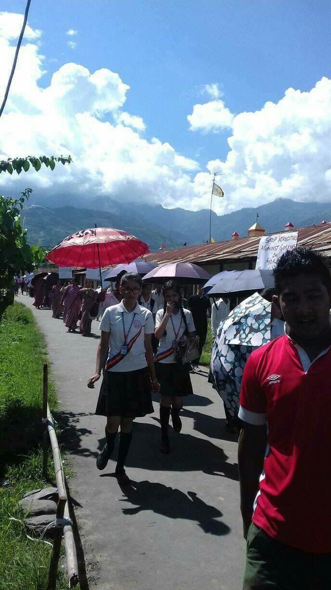 GorkhalandUtd's tweet photo. Global Gorkhaland Unity March #Kanglatongbi #Manipur.
Jai Gorkha.
#GlobalGorkhalandUnityMarch #Gorkhaland https://t.co/xV36CcVkk2