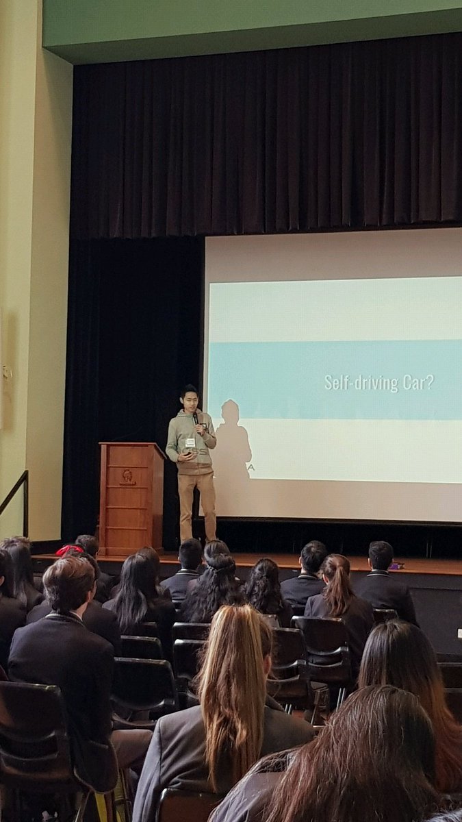 CISSA_UniMelb's tweet photo. Our Education Officer, Daniel Ip, presenting today at the Mac Rob IT school conference ✌️@unimelb @engunimelb https://t.co/E7P69heary