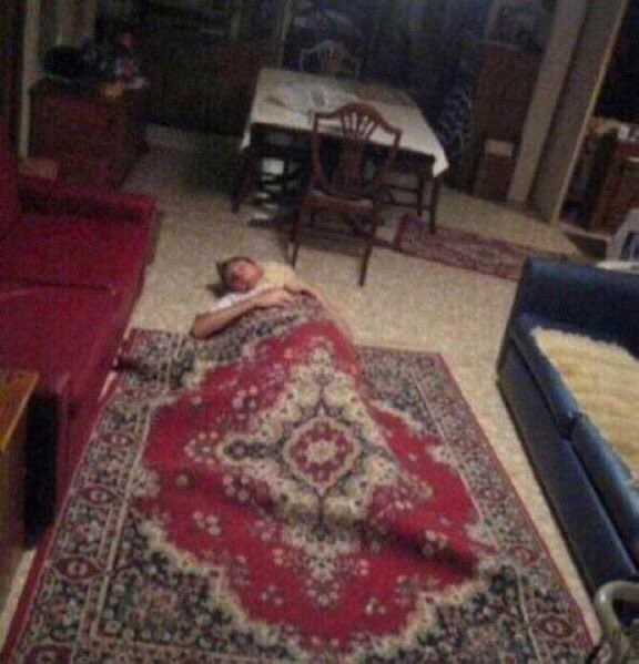 When you're drunk. Anything is a blanket