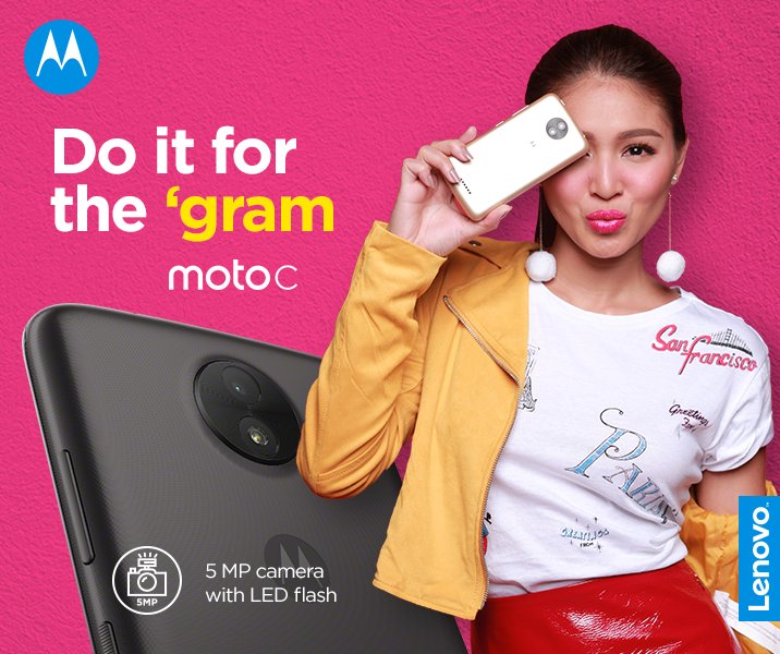 motorola_ph's tweet photo. Do it for the ‘gram! The 5MP rear camera of the Moto C keeps your photos clear &amp; ready for sharing!

Full specs: https://t.co/eoelPJezrK https://t.co/O0LTYnk1j7