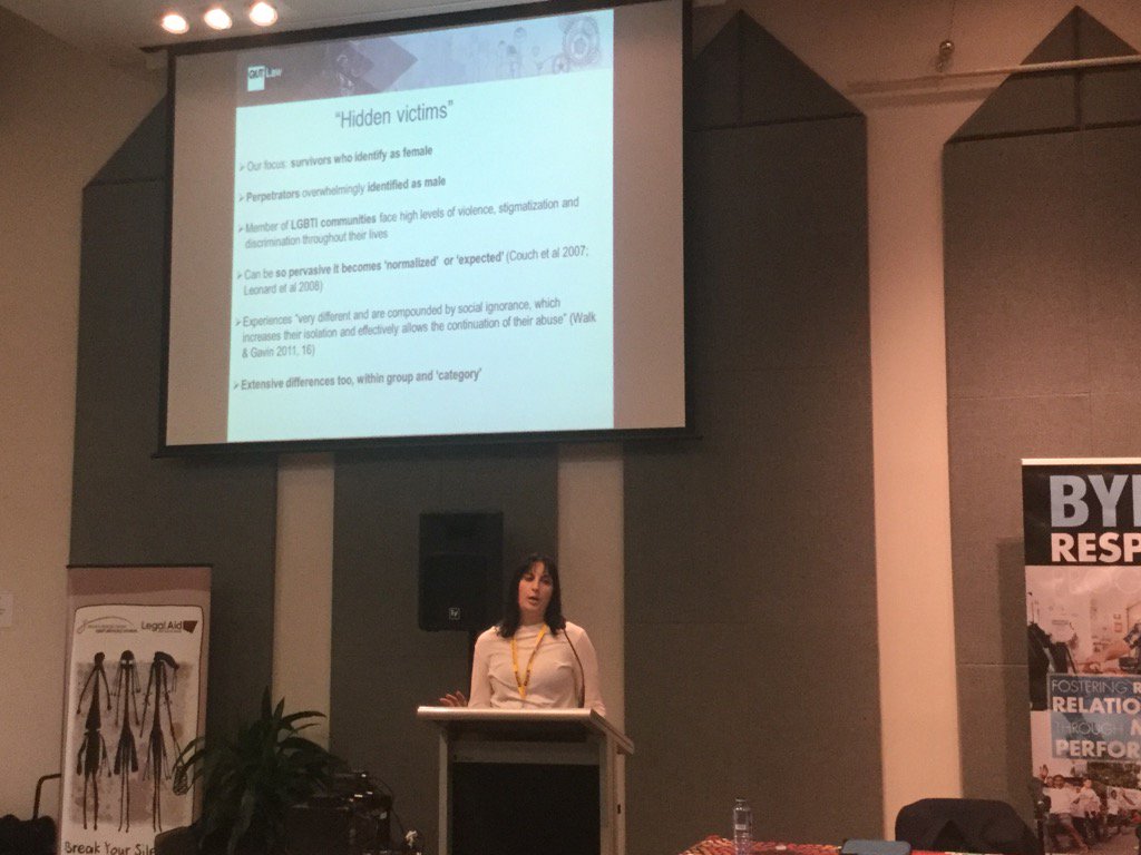 HayleyFoster_'s tweet photo. Dr Bridget Harris @QUT talks about the 'spacelessness' of #technologybasedabuse #WDVCAPForum2017 @WESNETAustralia https://t.co/hmqgnHIF9p