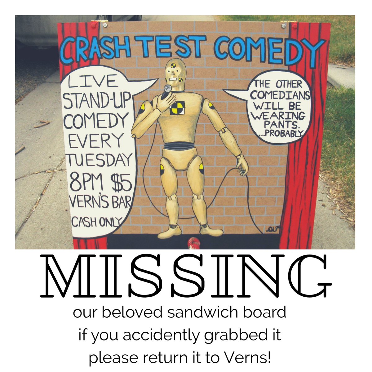 CrashTestComedy's tweet image. 