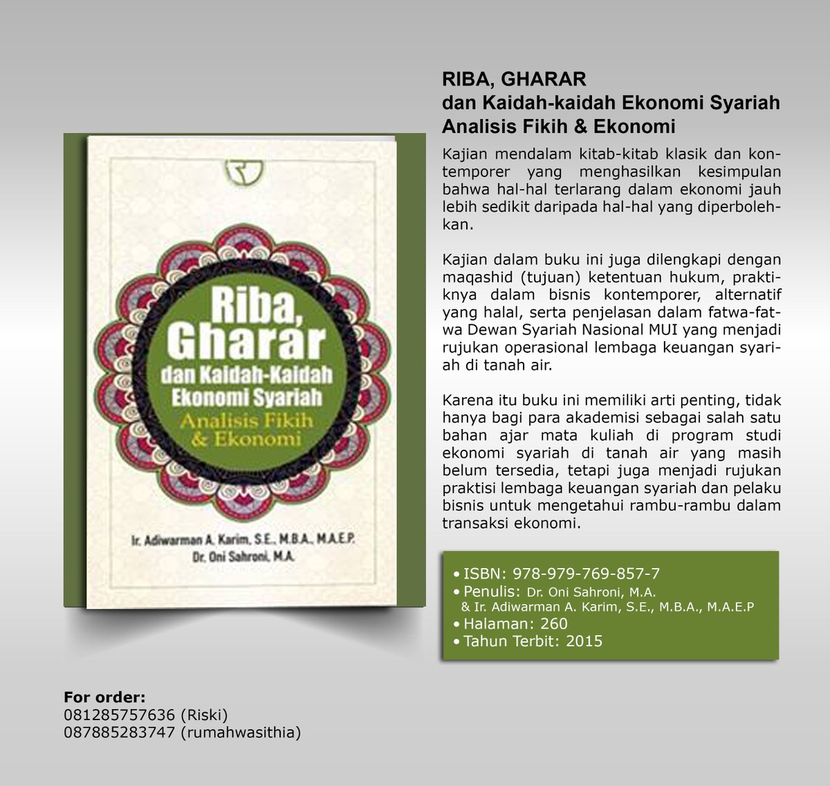 onisahronii's tweet photo. Mari mengenal lebih dekat ekonomi syariah untuk menambah khazanah keilmuan dengan buku-buku berikut: https://t.co/2DZNTWUAU4