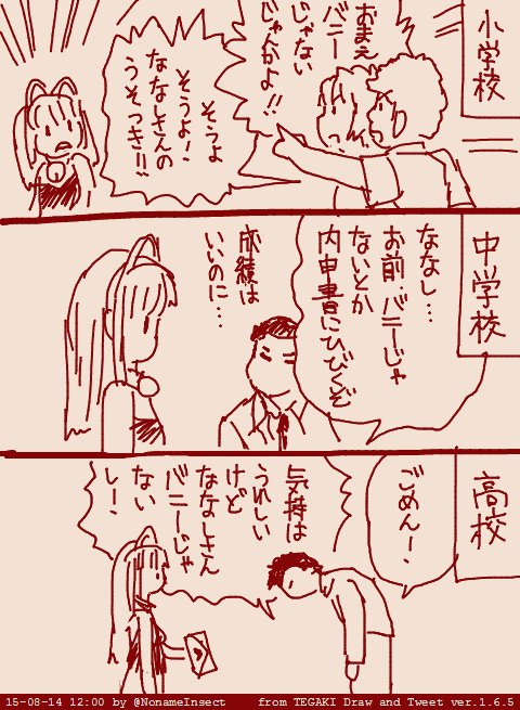 毎年バニーの日が8/2なのか8/21なのかはっきりしない
#バニーの日 