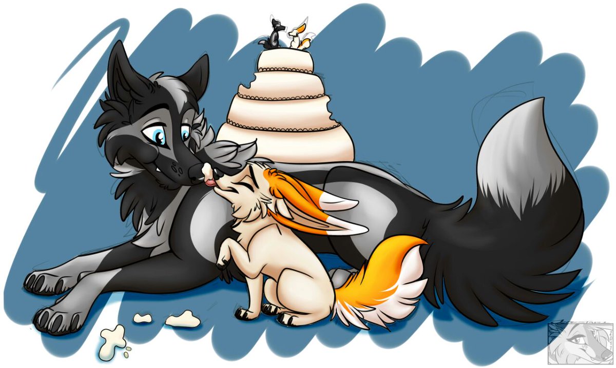 coalthewolf's tweet photo. This is super late by a few months but guess what me and Ichigo got married #MarriedLife https://t.co/QsO5icNe0y