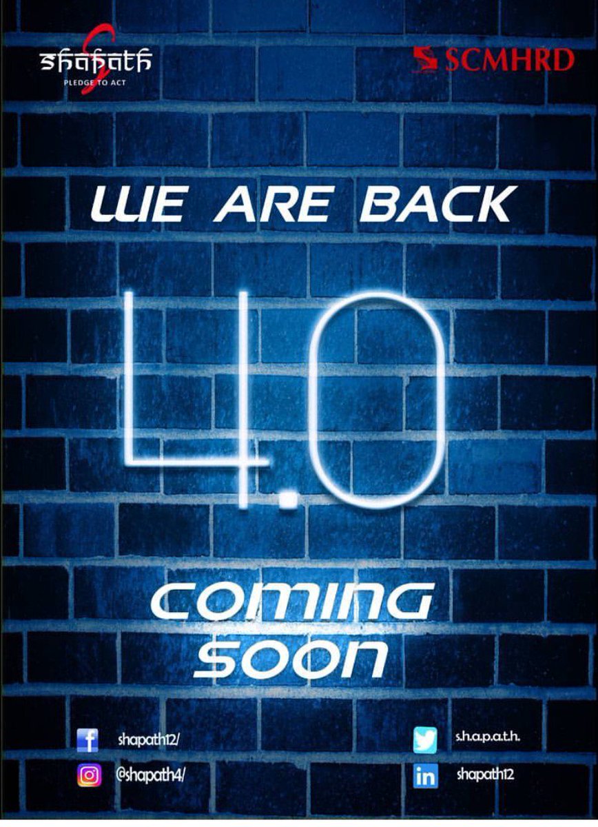 shapath4's tweet photo. Does it strike a chord? If not, don't ask your seniors
Stay tuned for more
#weareback #backwithaboom #teamshapath #scmhrdxp https://t.co/Jjrry9Yhhz