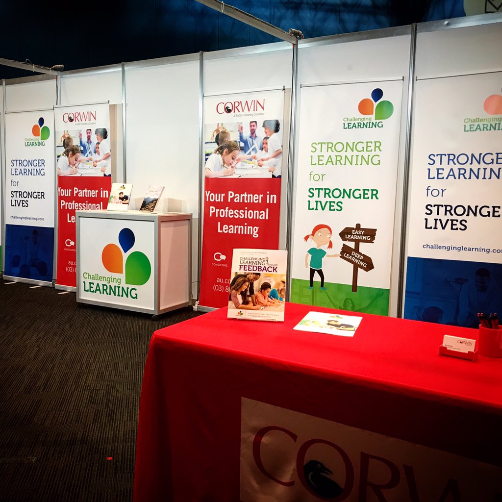 JamesNottinghm's tweet image. Corwin and Challenging Learning putting on a warm welcome at #ACEL #earlychildhood conference in #Brisbane @CorwinAU @CorwinPress