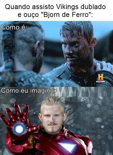 As faces do jovem Bigorna 😂 - Vikings da Depressão