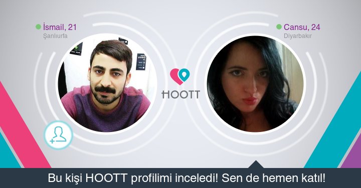 #HOOTTapp Yakınındaki kişilerle sohbet etmek için HOOTT indir. HOOTT ile Eğlen! goo.gl/jPUaB0