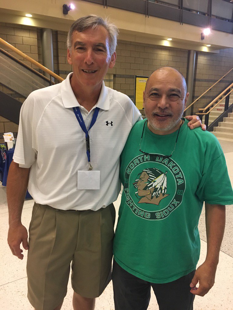 dwmoodyman's tweet photo. Thanks to Artie for making the trip to ND Shape this year in Fargo! #IluvPE https://t.co/VkpDt1cYVO