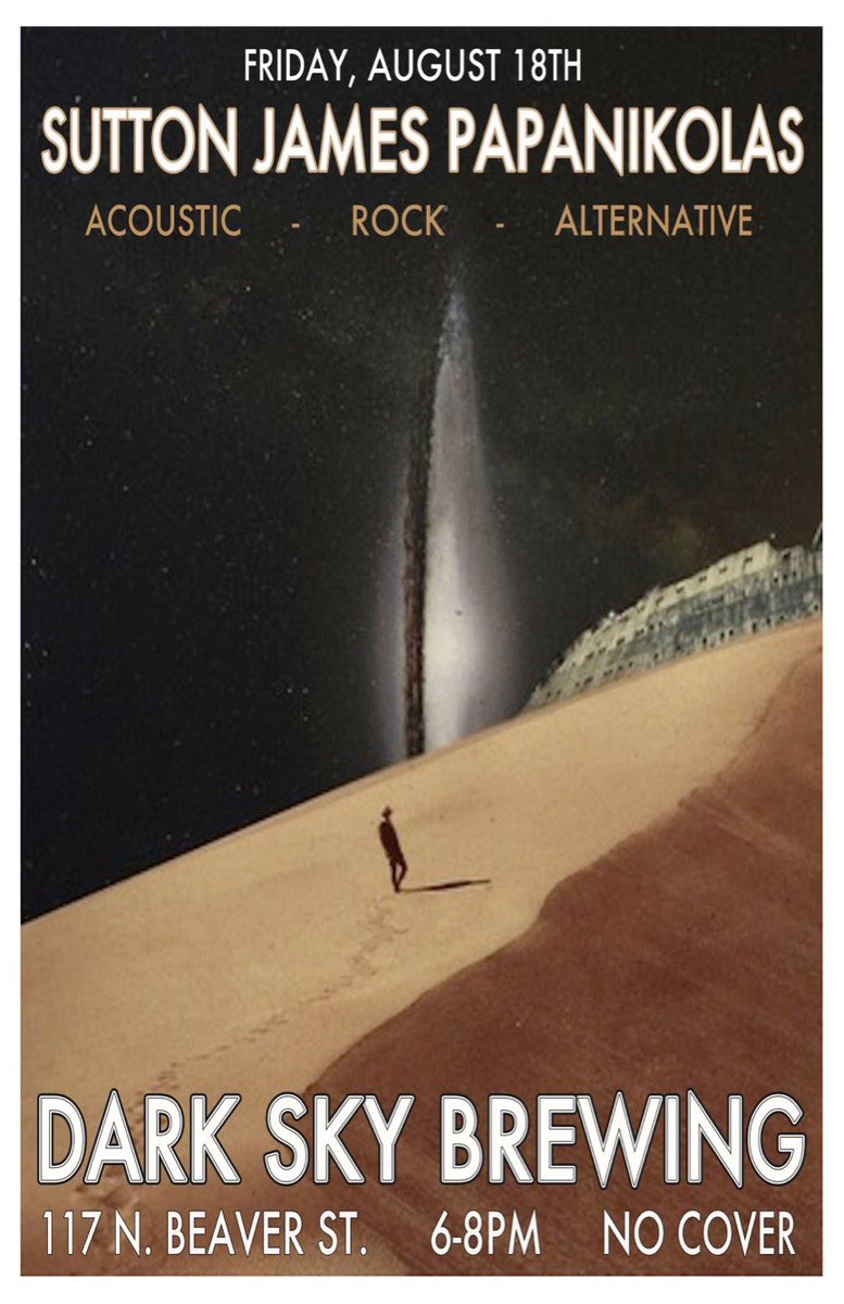 This month. <a href="/DarkSkyBrewing/">Dark Sky Brewing</a> #darkskybrewing #craftbeer #az #arizona #rocknroll #acousticmusic