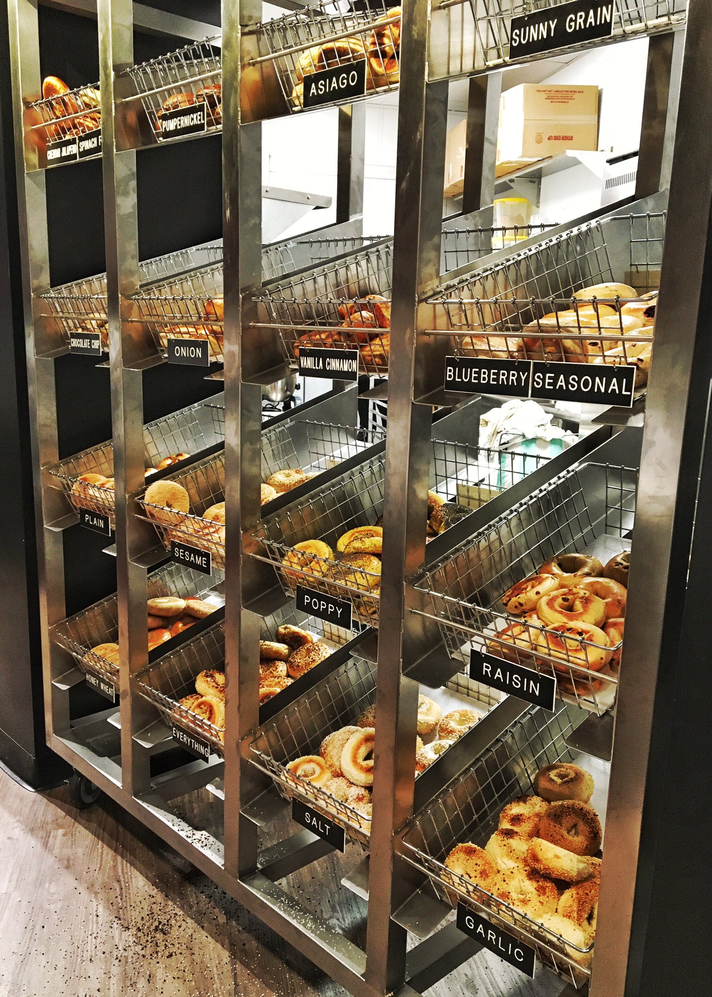 Barry Bagels on Twitter "Bagel racks are full, what's your bagel of