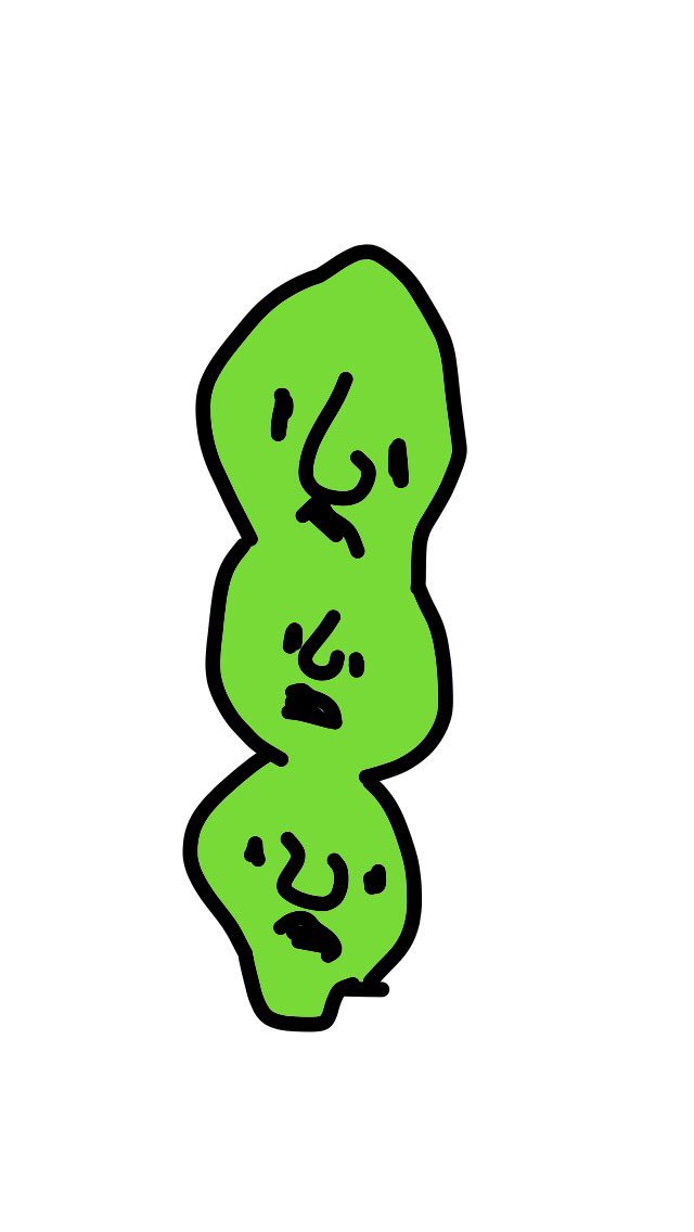 Twitter இல 仲村 宗悟 Twitter映えするイラスト 枝豆