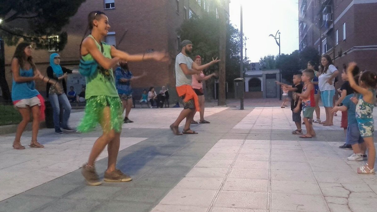 CEARMadrid's tweet photo. Así ha sido el arranque de VI #EscuelaDeVerano de Convivencia del Proyecto ICI Las Margaritas. #Getafe @aytogetafe @FundlaCaixa https://t.co/XGSj4p4iYH