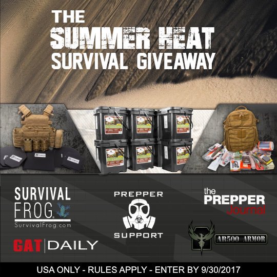 Enter To Win The Summer Heat Survival Giveaway! Enter Here For Free: eql.us/z4b USA ONLY - RULES APPLY - ENTER BY 9/30/2017