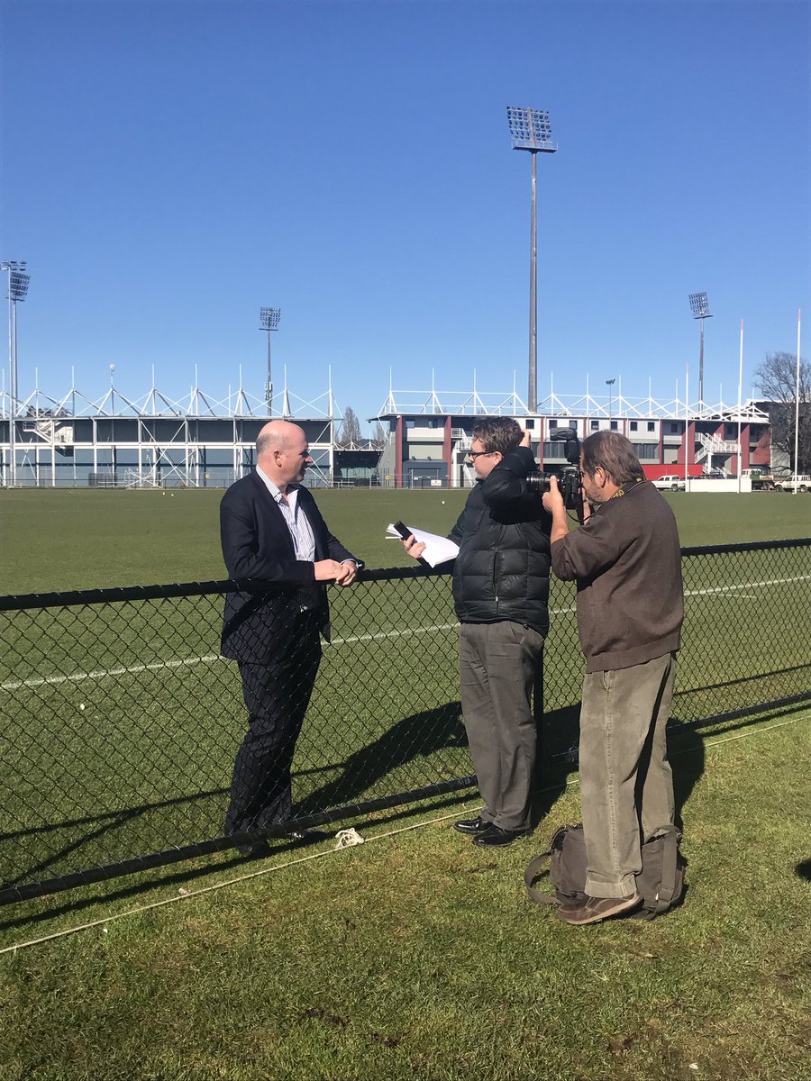 Our @CricketTasCEO has spent the day in Launceston visiting clubs, discussing #WBBL03 &amp; #BBL07 &amp; checking out facilities <a href="/ExOnlineSport/">The Examiner Sport</a>
