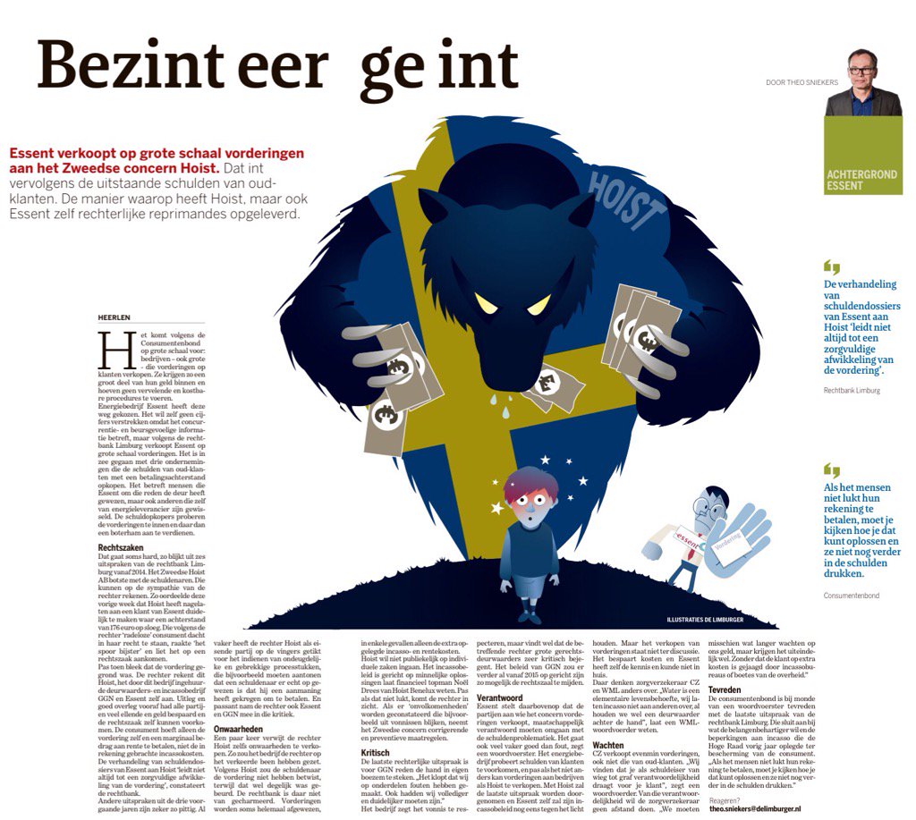 PlusSchuldhulp's tweet photo. Benzint eer ge int. #incasso #hoist https://t.co/B0R3lTEdIH
