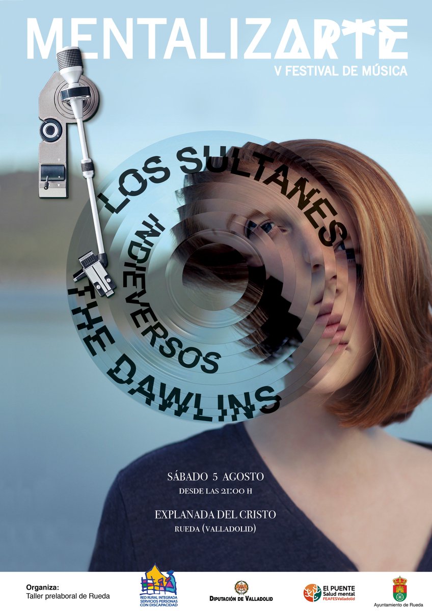 TPRueda's tweet photo. Este sábado llega la V edición del Festival de Música MentalizArte, desde las 21:00 H en la Explanada del Cristo de Rueda (Valladolid) ¡ven! https://t.co/4l4dFIkAZc