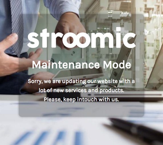 Yes... we are getting ready for the new era in Stromic!