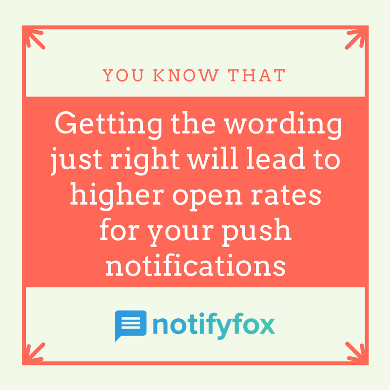 notifyfox's tweet photo. The Words like '#Free', '#Rewards', '#Gift', 'Your' increases the open rate of your notifications.
#Notifyfox https://t.co/CM6kdApdGo