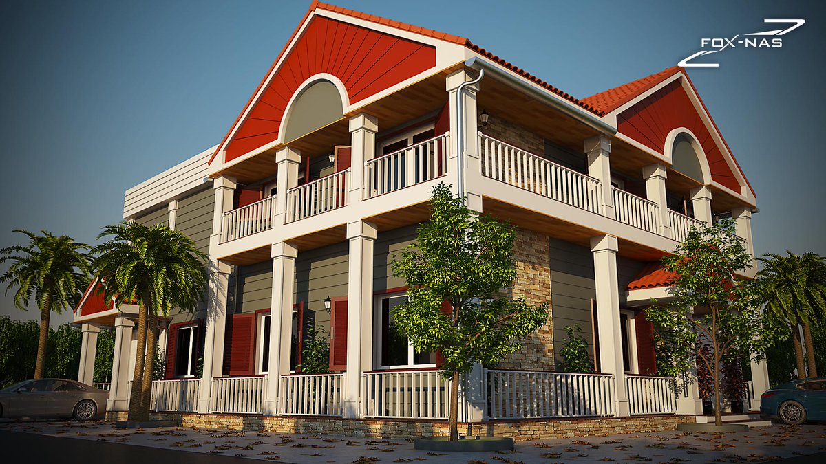 foxnas's tweet image. Design villa Sidi Moussa, Alger. image01. foxnas.com