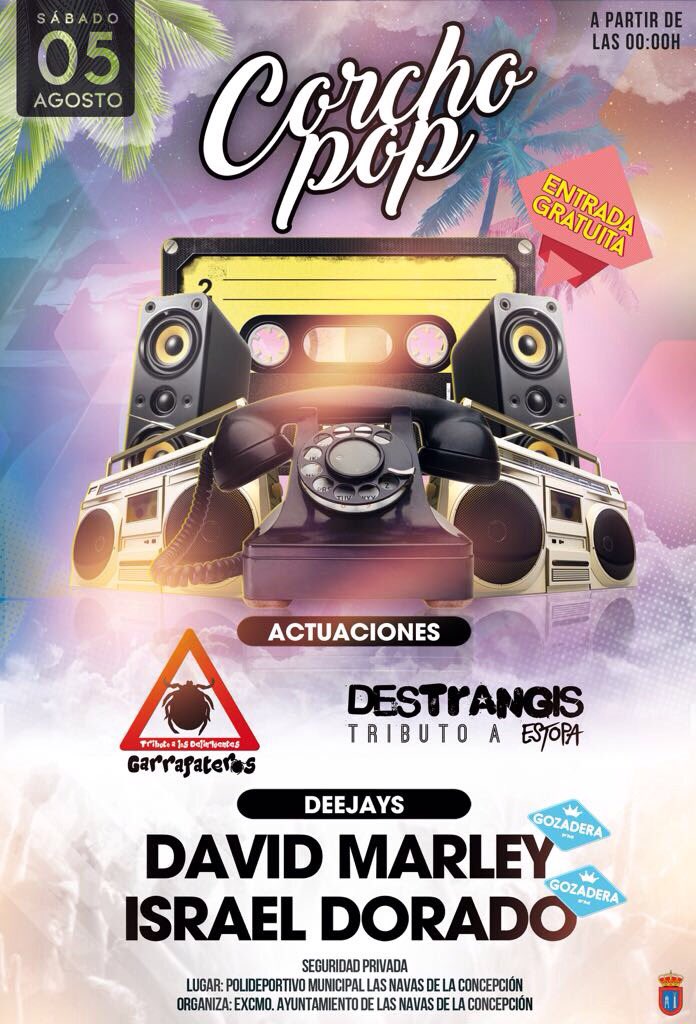 Cartel oficial Corchopop 2017