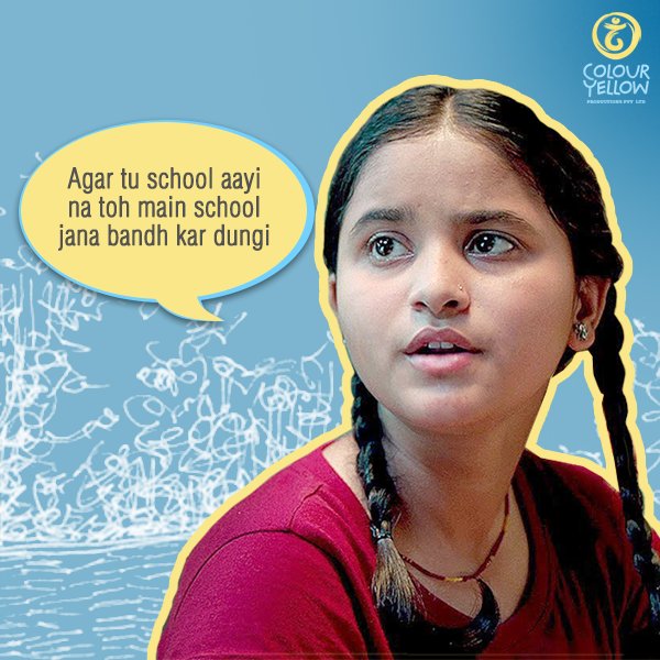 SwaraB_FanClub's tweet photo. What's childhood without some tantrums? @riyaactress explains it all here. #NilBatteySannata https://t.co/n3ODlUJE9N