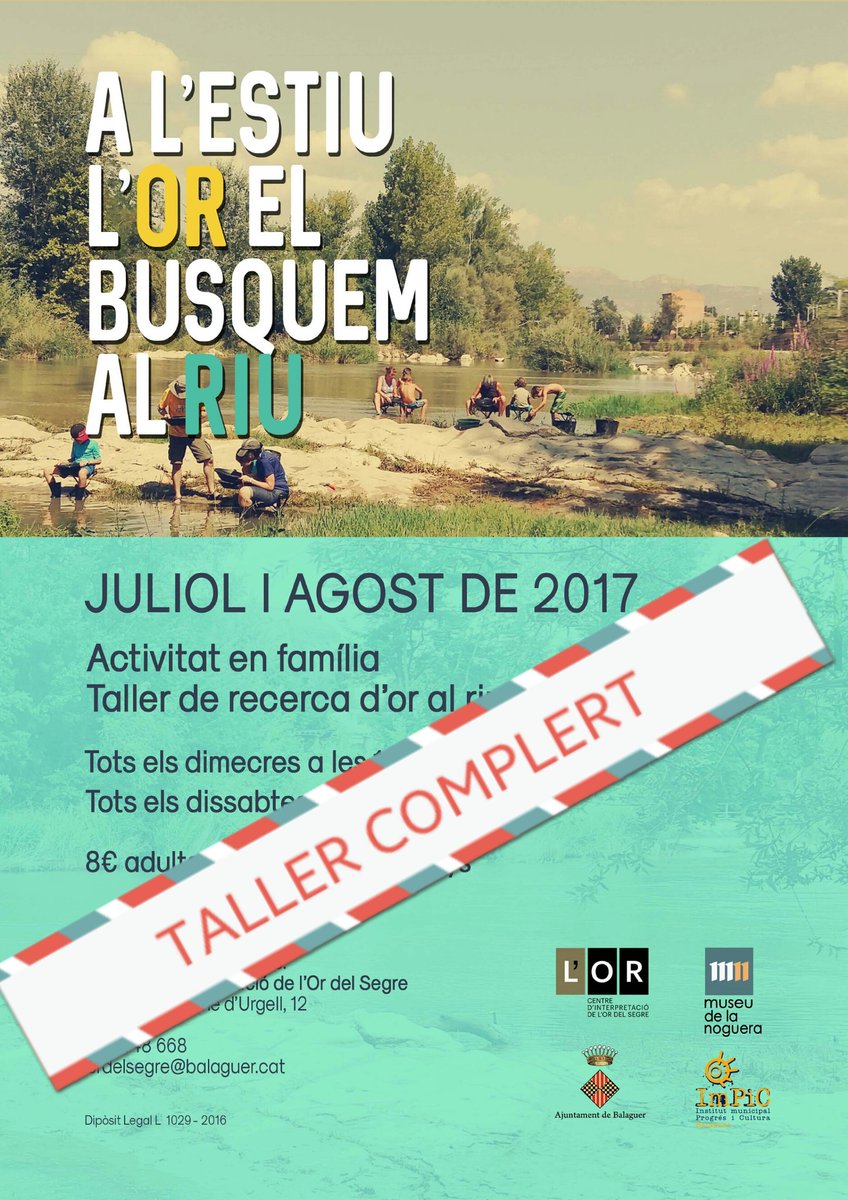 ordelsegre's tweet photo. 😎 Per avui dimecres a les 11 h...
#Balaguer #ordelsegre #estiudemuseus https://t.co/WFlWPxHLQy