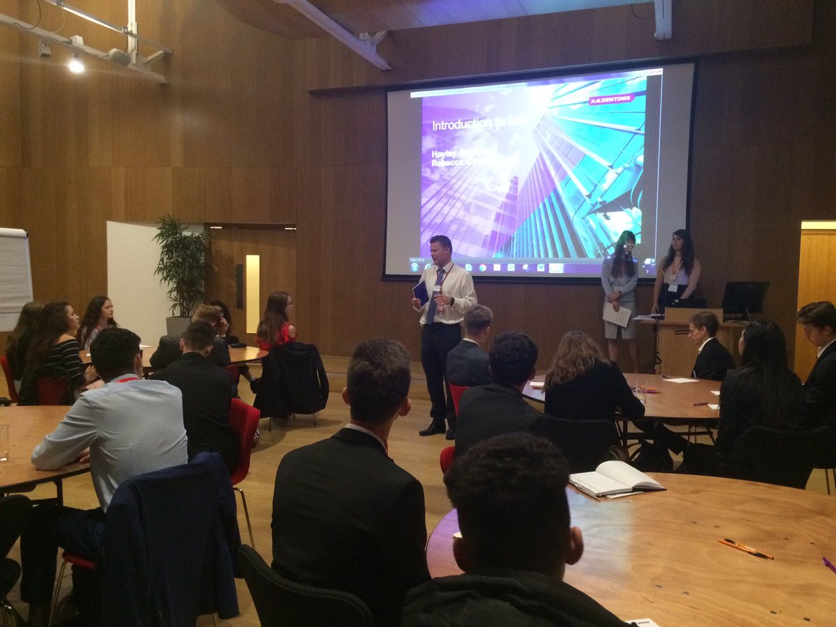 #lsmp17 Brighton students welcomed by #Virginatlantic legal team and #dentons law firm #socialmobility #careerinlaw