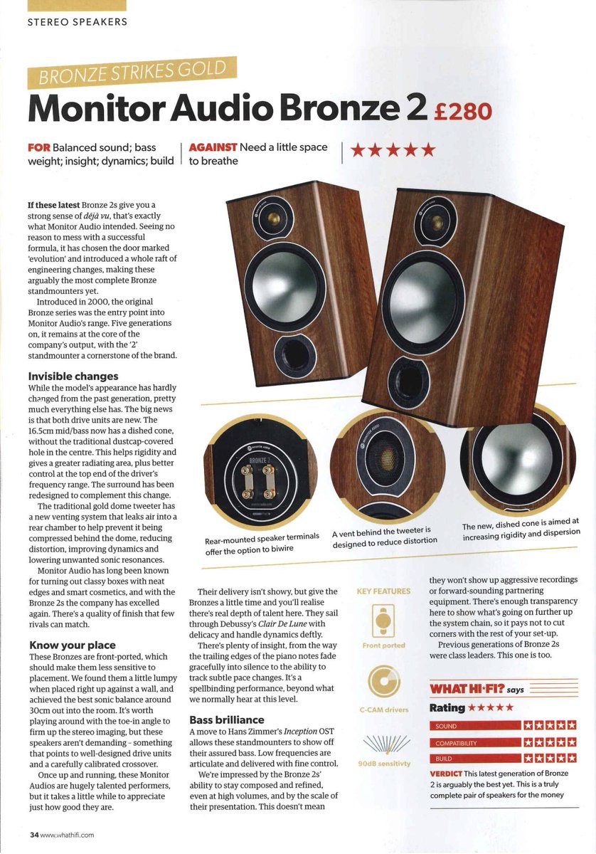 monitor audio bronze 1 test