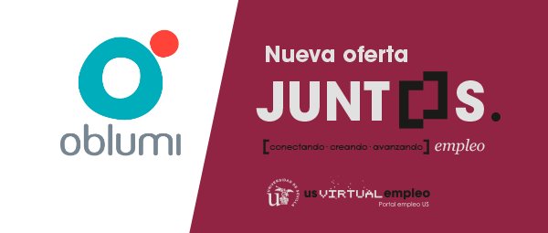 ¿#Desarrollador y buscando un proyecto que te atraiga de verdad? No le des más vueltas. <a href="/oblumi/">Oblumi</a> te busca. Info en portalvirtualempleo.us.es/job/20535/