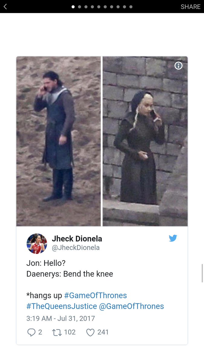 AmzMert's tweet photo. The best thing I have ever seen ❤ #GoTS7 https://t.co/9gAUoMawZf