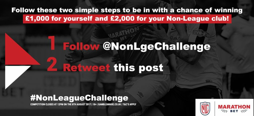 LeatherheadFC's tweet image. 🔊Calling All Football fans🔊 Please Follow @NonLgeChallenge &amp;amp; RT this Tweet to help your local football club stand a chance of winning £2,000