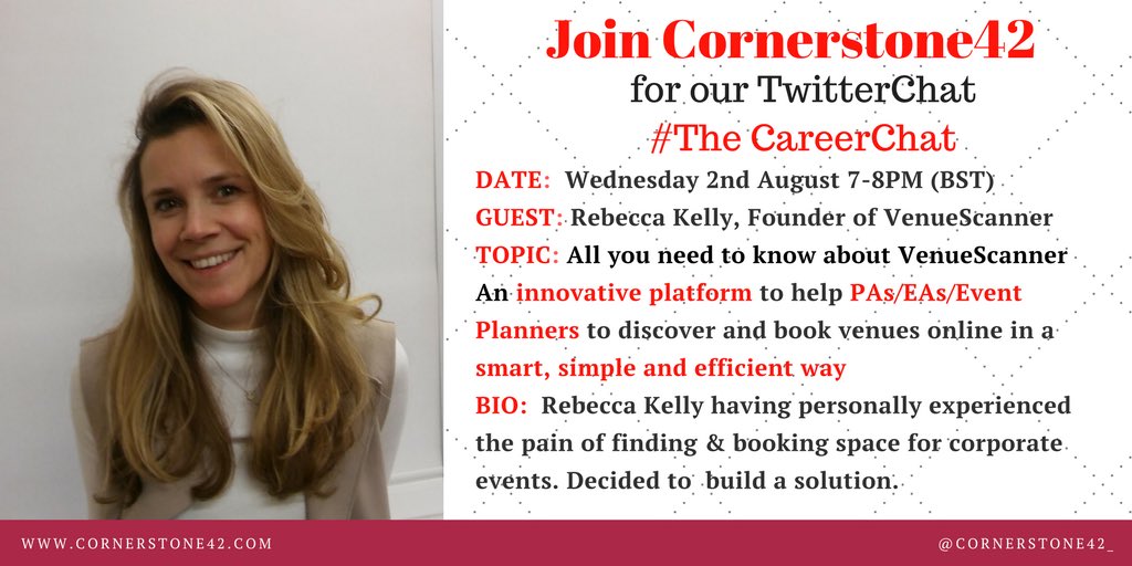 Catch our founder on the #CareerChat tonight with <a href="/cornerstone42/">Cornerstone</a>