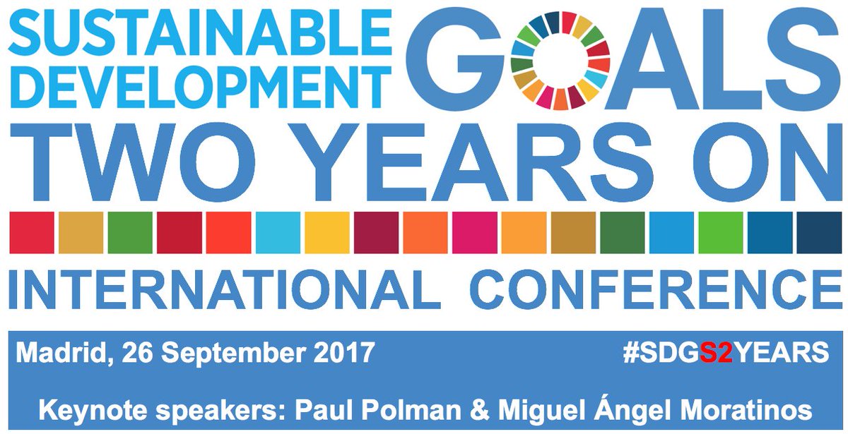 SUST4IN's tweet image. #SDGs: Two Years On #SDGS2Years - Madrid, 26 Sep. Keynotes @PaulPolman &amp;amp; MA Moratinos @UNSDSN. Invitations: sust4in.com/20170926-sdgs-…
