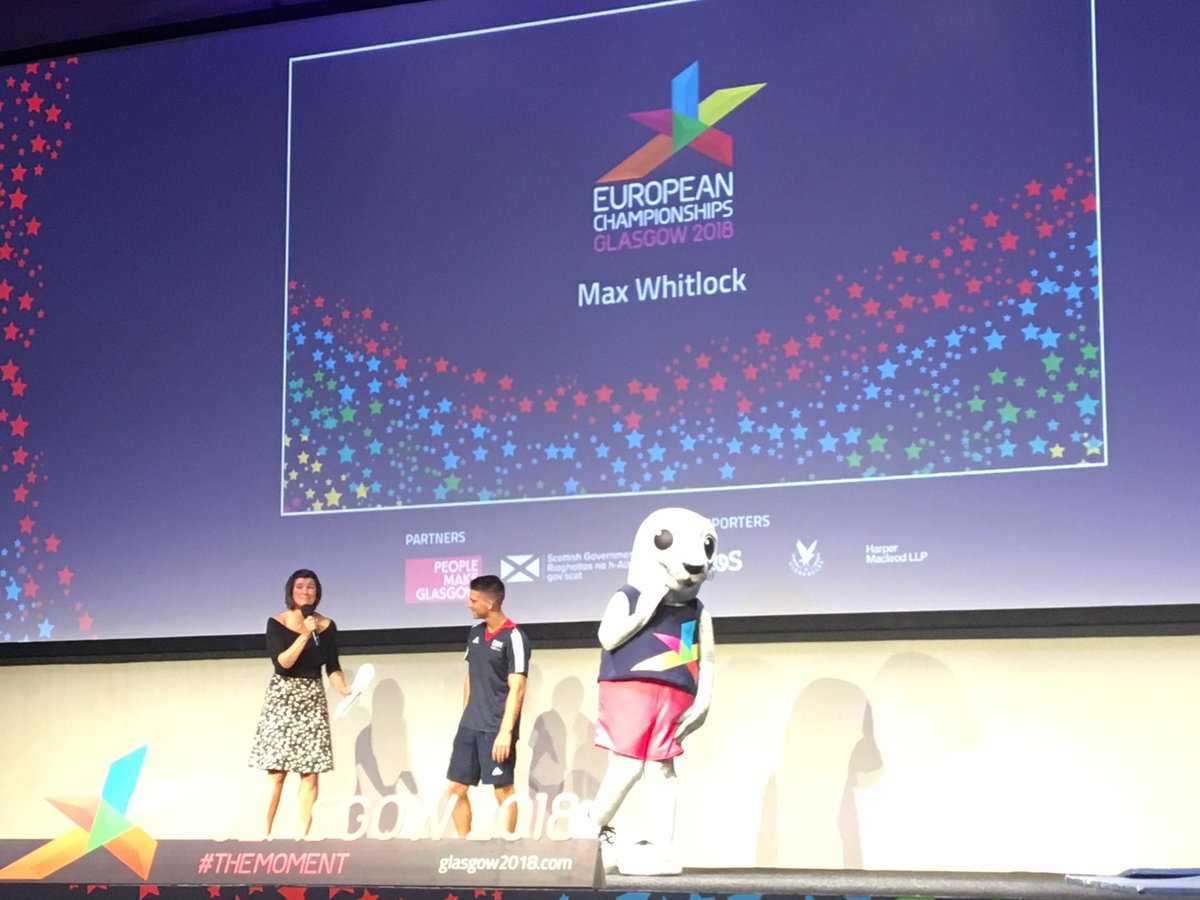 ClydesdAileen's tweet photo. Introducing the new @glasgow mascot and ambassador #Bonnie & @maxwhitlock1 - #1yrToGo #TheMoment #excited https://t.co/VKqBSiAXP5