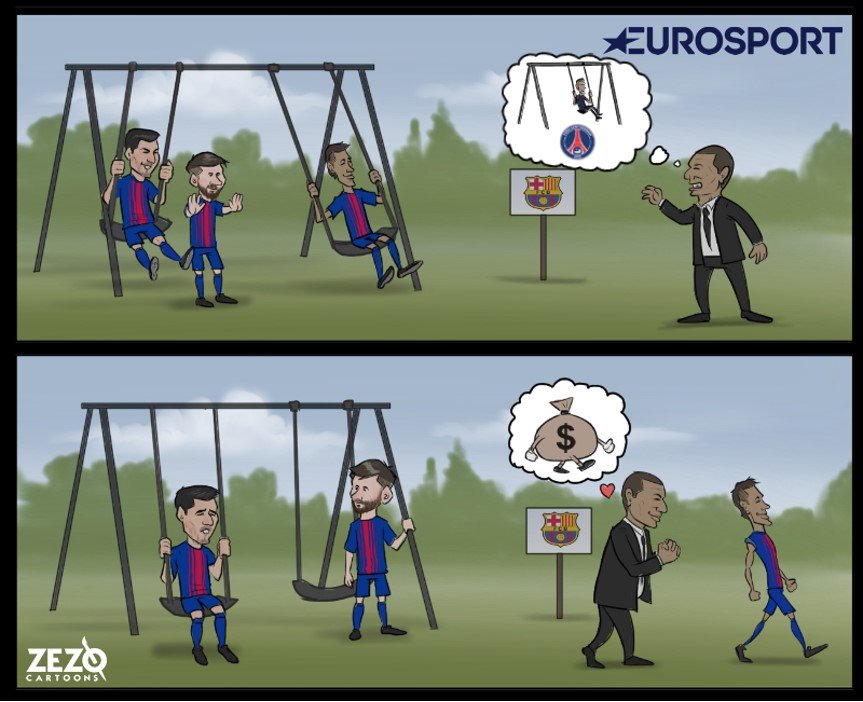Image result for Neymar PSG cartoon