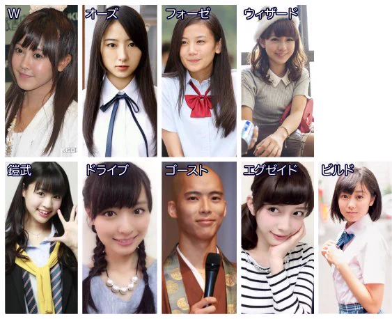 仮面ライダーのヒロインがみんなかわいい！ただ一人おかしなの混じってない？ｗｗｗ