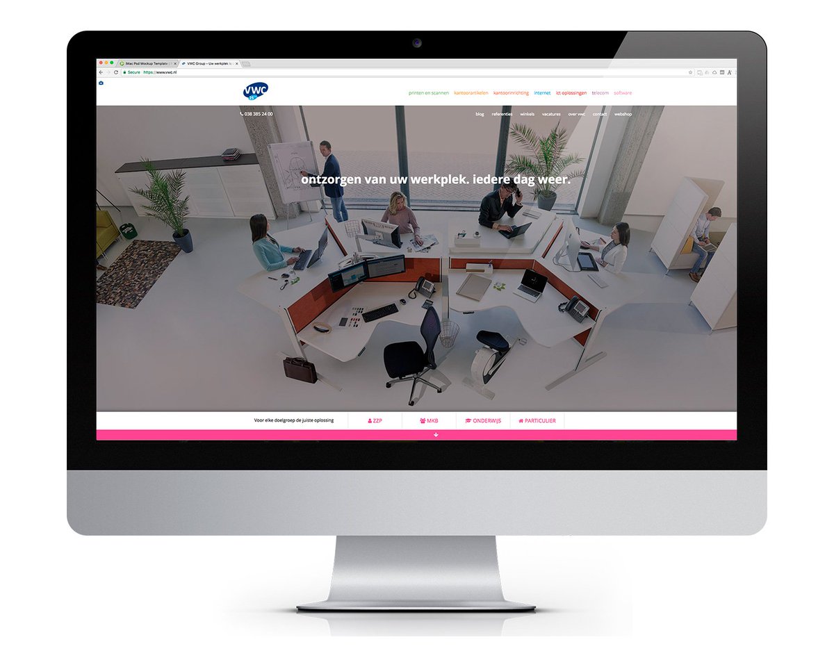 Met trots presenteren wij u onze compleet nieuwe website! Van 7 websites naar 1 vwc.nl Duidelijk, persoonlijk, responsive!