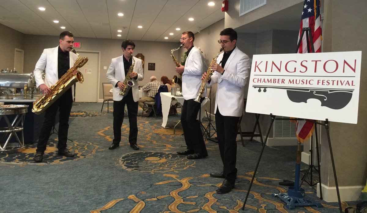 Wakefield_RI's tweet photo. Kingston Music Festival performs at Rotary meeting. https://t.co/CFiMEkJggp