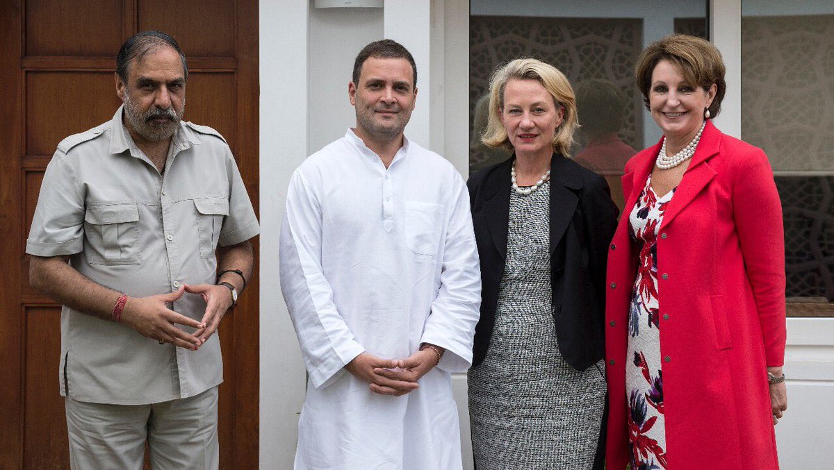 Met Ambassador Alice Wells, US Assistant Secretary of State for South Asia & Ms. MaryKay L Larson, US Chargé D'affaires earlier today