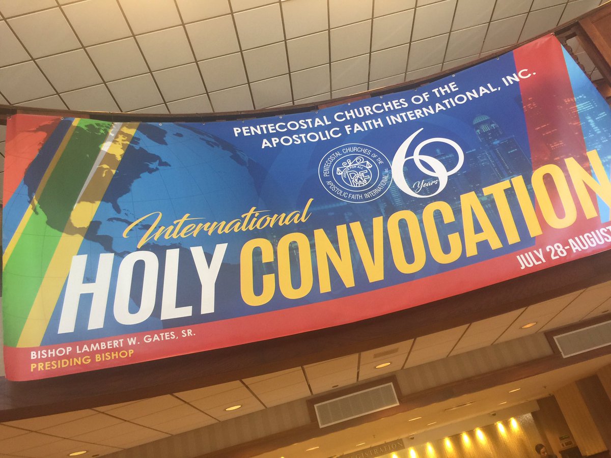 reneelofu's tweet photo. Team PCAF &amp; Bishop Lambert Gates did a marvelous job at the International Holy Convocation!  . #kingdompriorities  #pcaf2017 #pcaf60th https://t.co/tLY2SLWbzX