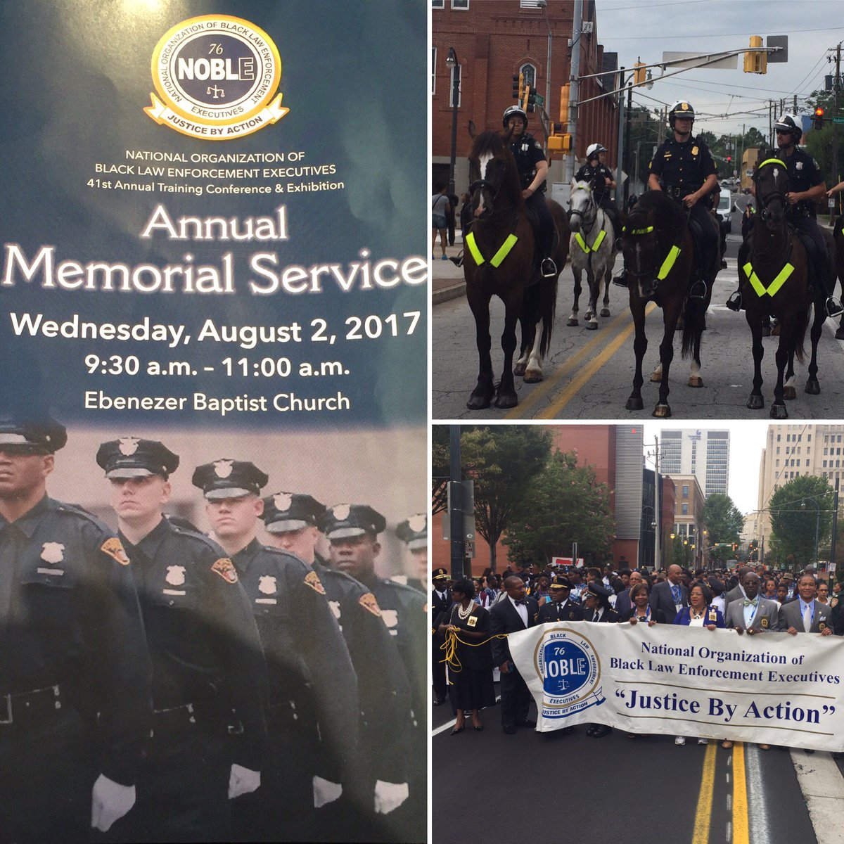 noblenatl's tweet photo. NOBLE March and Memorial Service #nobleatl17 #equityinservice https://t.co/lJPV94nbGU