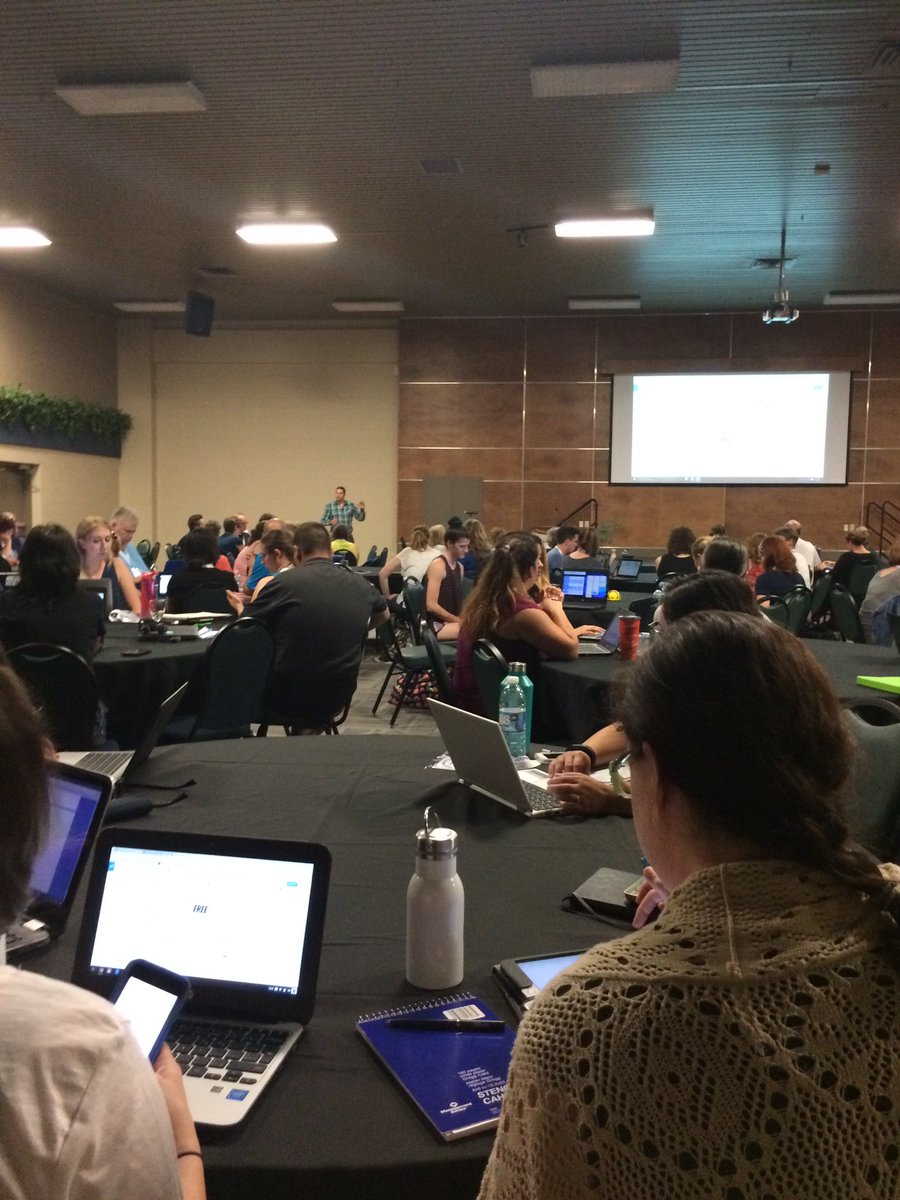 therrienem's tweet photo. Teachers across NS are engage and learning #ITSummerCamp2017 some have creative name tag https://t.co/4pmFGaOpXr
